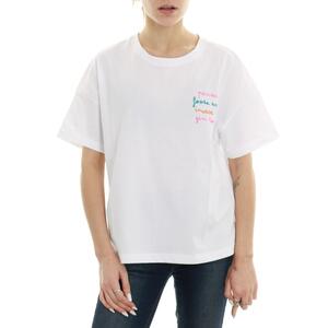 T-SHIRT PENSAVO FOSSE AMORE BIANCO